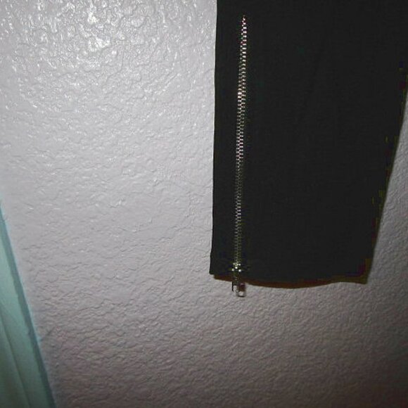 NWT Pantalon MOTO Skinny Size M PANTS Leggings POCKETS Stretch ZIP CUFFS - Picture 7 of 12